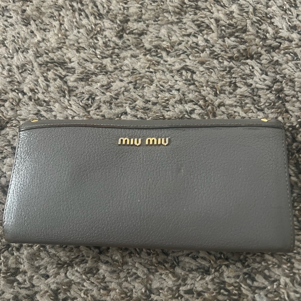 Miu Miu Wallet Long Wallet With Bijou - image 2